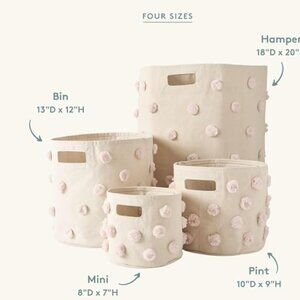 Pehr Pom Baskets 4 in total